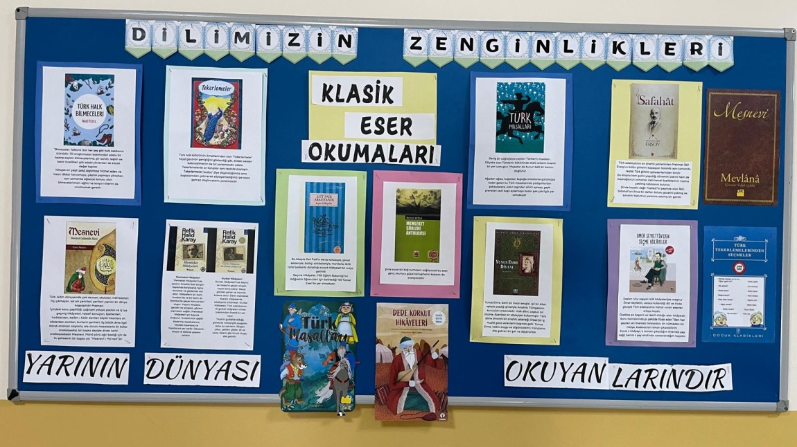 Dilimizin Zenginlikleri Ekim Ayı Pano Çalışması